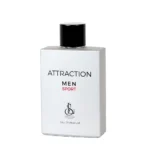 ادو پرفیوم مردانه اسپرینگ لیلیز مدل Attraction Men Sport حجم 100 میلی لیتر با پکیج Soft