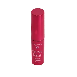 بالم لب رنگی گلدن رز مدل Glow Kiss دارای SPF15 کد 02