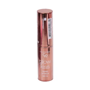 بالم لب رنگی گلدن رز مدل Glow Kiss دارای SPF15 کد 06