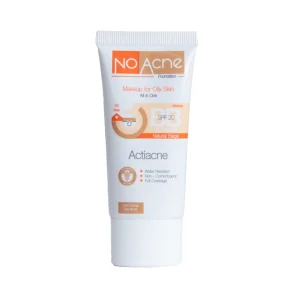 کرم پودر BB نوآکنه Spf20 رنگی Natural Beige مناسب پوست چرب حجم 40 میلی لیتر