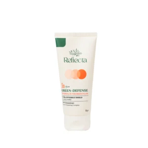 فلوئید ضد آفتاب مینرال بی رنگ SPF30 رفلکتا GREEN-DEFENSE