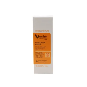کرم ضد آفتاب بی رنگ وچه با SPF50 مناسب پوست خشک و معمولی حجم 40 میلی لیتر