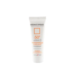 کرم ضد آفتاب مرطوب کننده درماتیپیک مدل Phototypique با Spf +50 مناسب پوست نرمال تا خشک حجم 50 میلی لیتر
