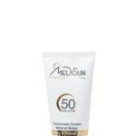 کرم ضد آفتاب مدیسان رنگی Natural beige با SPF50 مناسب پوست نرمال و خشک حجم 50 میلی لیتر