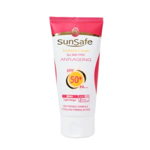 کرم ضد آفتاب سان سیف ضد چروک رنگی SPF50 حجم 50 میلی لیتر