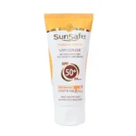 کرم ضد آفتاب رنگی سان سیف با SPF50 مناسب پوست حساس فاقد جاذب شیمیایی حجم 50 میلی لیتر