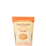 فلوئید ضد آفتاب سان سیف بی رنگ دارای SPF50 حجم 50 میلی لیتر
