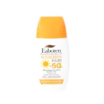 فلوئید ضد آفتاب بی‌رنگ لابورن مدل Hyaluronic Acid با SPF 50 مناسب برای انواع پوست حجم 50 میلی‌لیتر