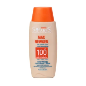 کرم ضدآفتاب رنگی آردن سولاریس SPF100 مدل Max Newgen، مناسب پوست‌های حساس، حجم 100 میلی‌لیتر