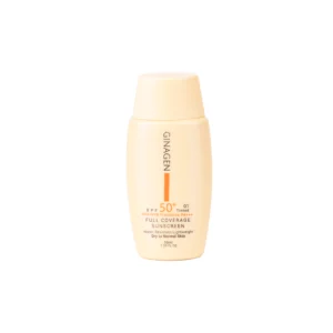 کرم ضد آفتاب رنگی ژیناژن مدل Full Coverage با spf 50 مناسب پوست معمولی و خشک حجم 50 میلی لیتر