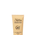 کرم ضد آفتاب کرم پودری مدیسان با SPF40 مناسب انواع پوست حجم 30 میلی لیتر