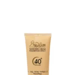 کرم ضد آفتاب کرم پودری مدیسان با SPF40 مناسب انواع پوست حجم 30 میلی لیتر