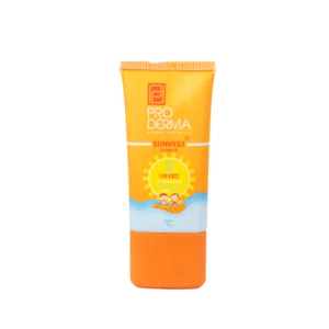 کرم ضد آفتاب بی رنگ پرودرما با SPF35 مناسب کودک حجم 40 میلی لیتر