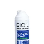 فوم اصلاح مردانه BIO`L با عصاره آلوئه ورا مناسب پوست حساس 200 میلی لیتر