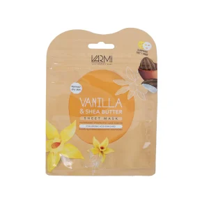 varmi shea butter and vanilla double sheet mask