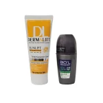 کرم ضد آفتاب رنگی درمالیفت با SPF50 مناسب پوست خشک حجم 40 میلی لیتر