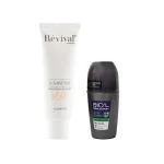 فلوئید ضد آفتاب بی رنگ رویوال با SPF50 مناسب انواع پوست حجم 50 میلی لیتر