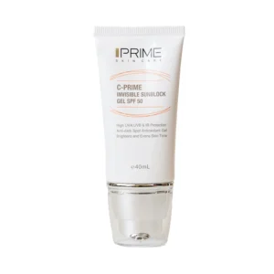 ژل ضد آفتاب پرایم بی رنگ SPF50 حاوی ویتامین سی حجم 40 میل