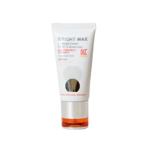 کرم ضد آفتاب رنگی برایت مکس دارای SPF50 حاوی ویتامین C حجم 50 میلی لیتر