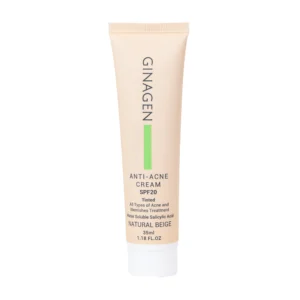 کرم ضد جوش ژیناژن تینت NATURAL BEIGE پوست مدل Tintedحجم 35 میلی لیتر