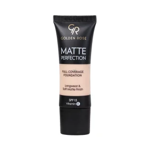کرم پودر گلدن رز مدل Matte Perfection کد W1 حجم 35 میلی لیتر
